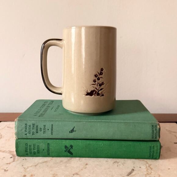 Otagiri Partridge Quail Mug Vintage Stoneware Primitive Rustic Farmhouse - Picture 4 of 8